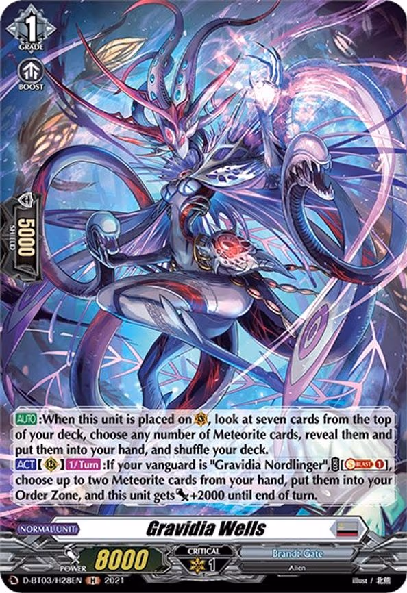 Gravidia Wells (Holo) - H (D-BT03/H28EN)