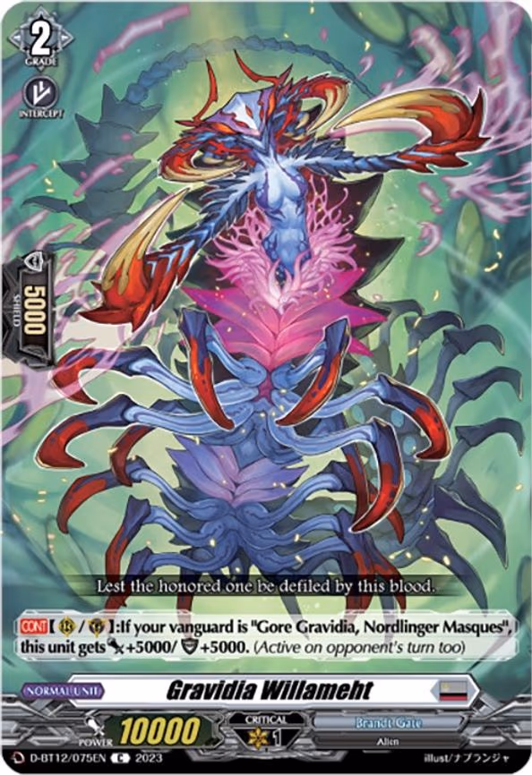 Gravidia Willameht - C (D-BT12/075EN)