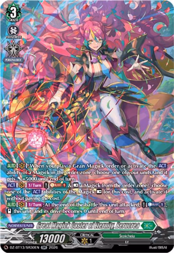 Great Magick Caster of Eternity, Berucrea - SR (DZ-BT13/SR30EN)