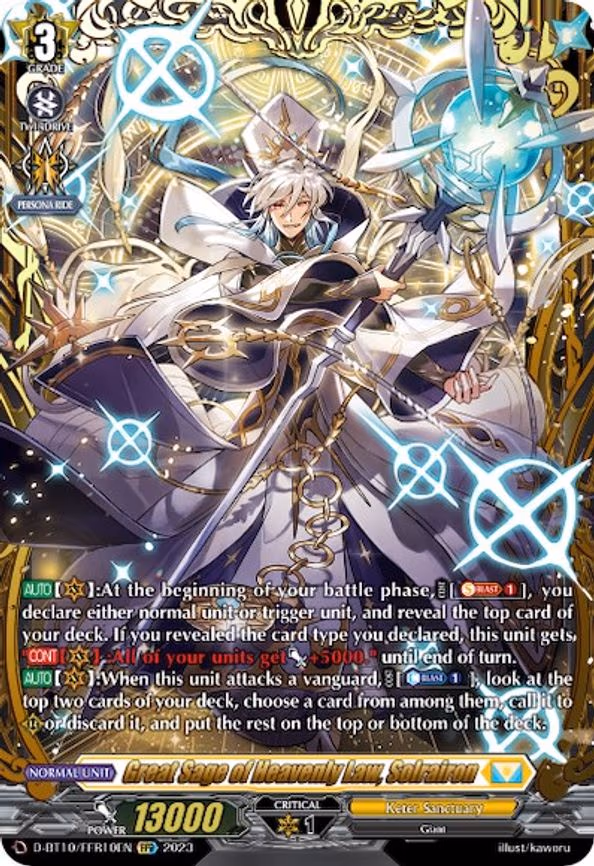 Great Sage of Heavenly Law, Solrairon - FFR (D-BT10/FFR10EN)