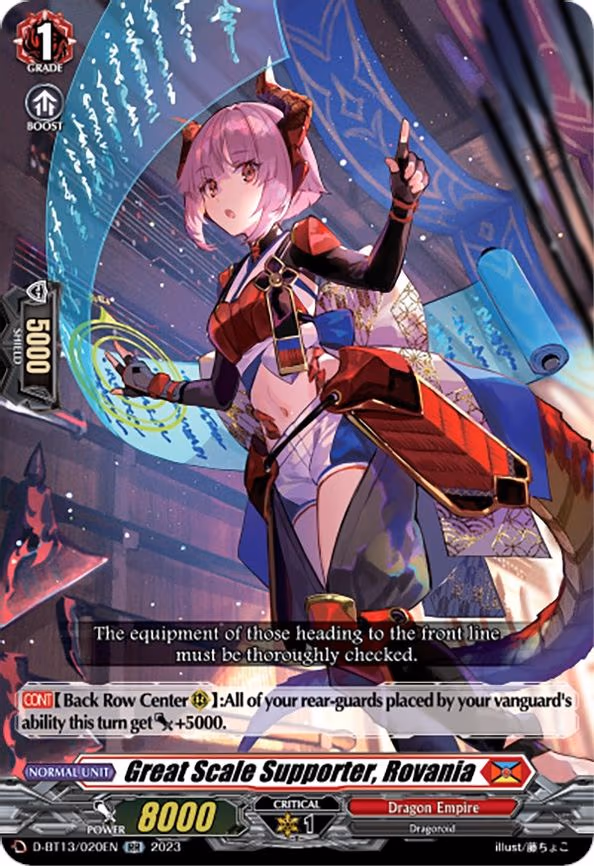 Great Scale Supporter, Rovania - RR (D-BT13/020EN)