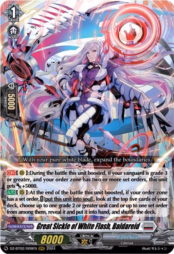 Great Sickle of White Flash, Baldareid