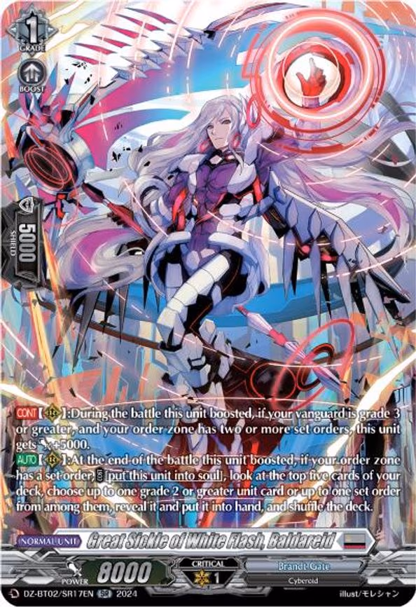 Great Sickle of White Flash, Baldareid
