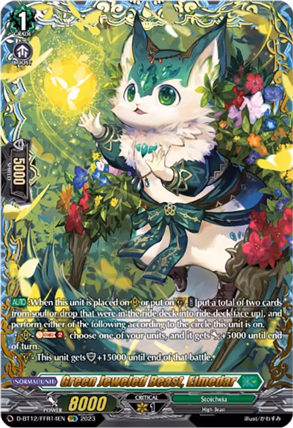 Green Jeweled Beast, Elmedar - FFR (D-BT12/FFR14EN)