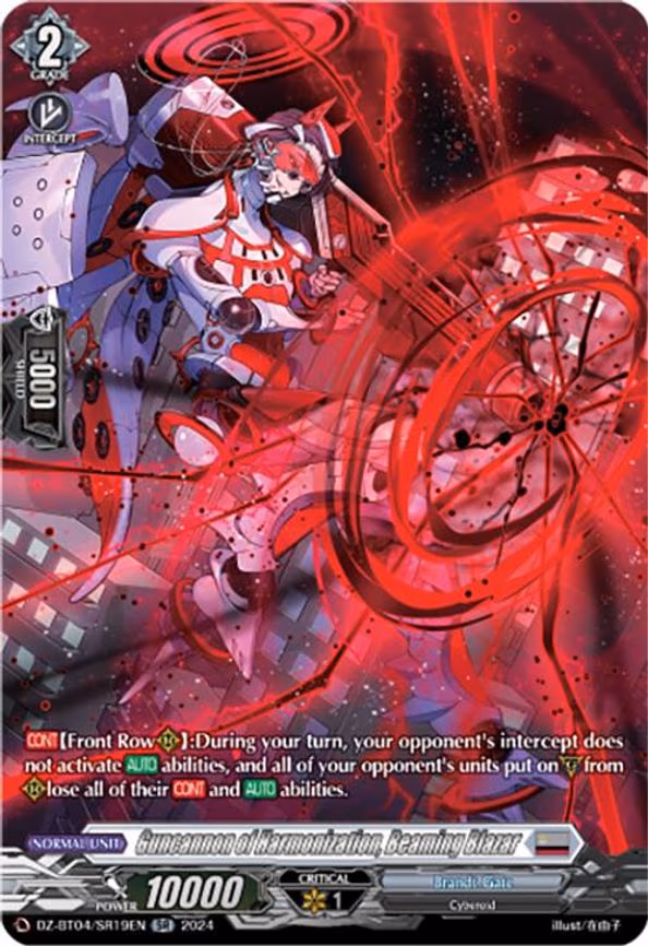 Guncannon of Harmonization, Beaming Blazar - SR (DZ-BT04/SR19EN)
