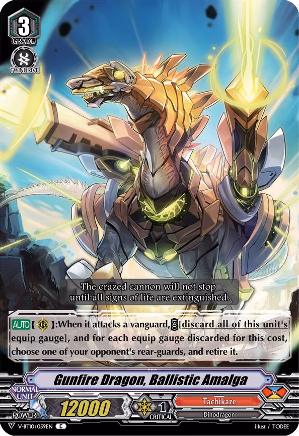 Gunfire Dragon, Ballistic Amalga - C (V-BT10/059EN)