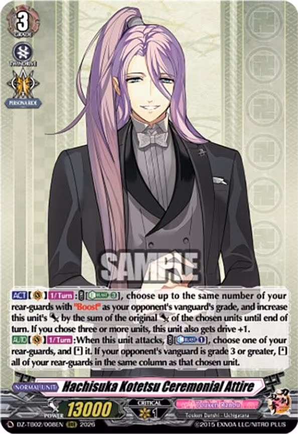 Hachisuka Kotetsu Ceremonial Attire - RRR (DZ-TB02/008EN)