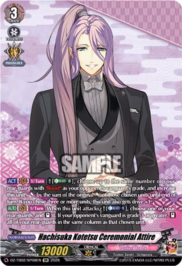 Hachisuka Kotetsu Ceremonial Attire - SP (DZ-TB02/SP08EN)