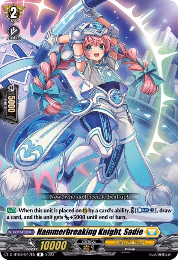 Hammerbreaking Knight, Sadie - R (D-BT08/047EN)