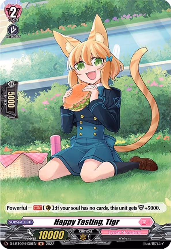 Happy Tasting, Tigr (Holo) - H (D-LBT02/H30EN)