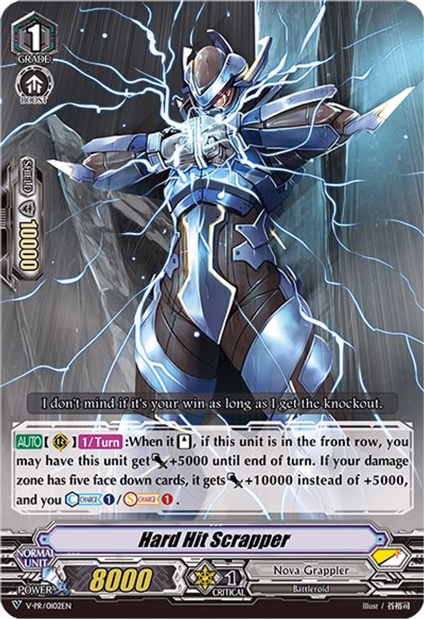 Hard Hit Scrapper - PR (V-PR/0102EN)