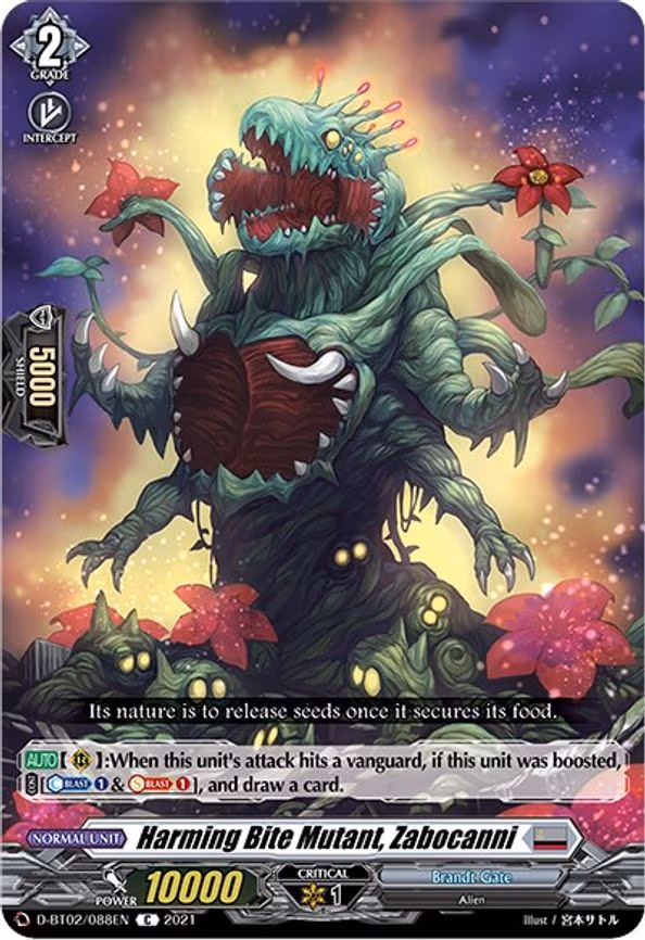 Harming Bite Mutant, Zabocanni - C (D-BT02/088EN)