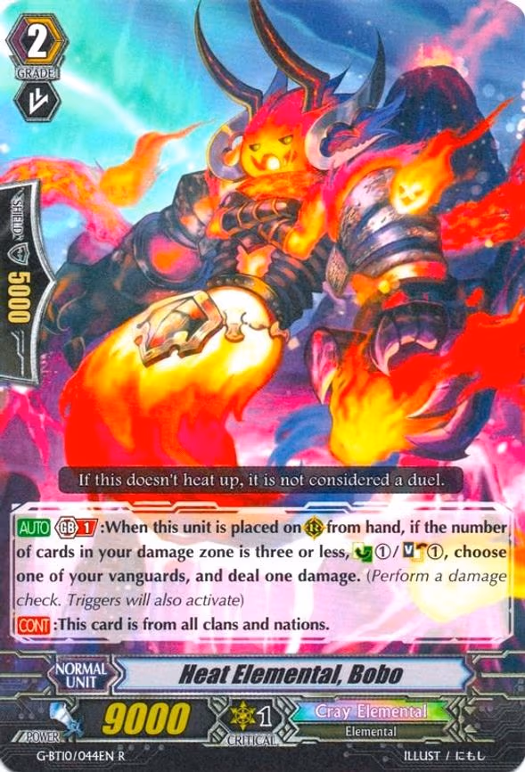 Heat Elemental, Bobo - R (G-BT10/044EN)