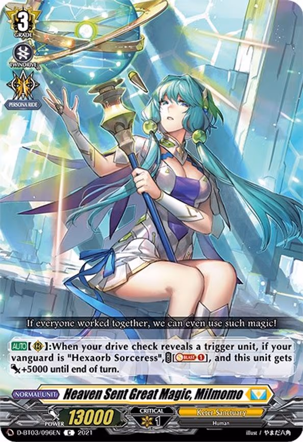 Heaven Sent Great Magic, Milmomo - C (D-BT03/096EN)