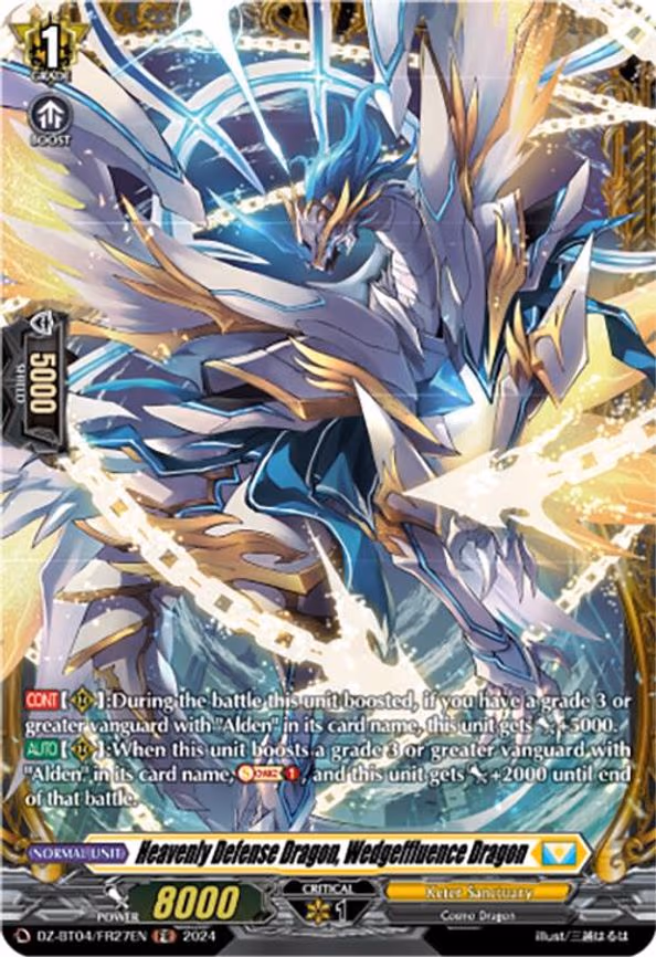 Heavenly Defense Dragon, Wedgeffluence Dragon - FR (DZ-BT04/FR27EN)