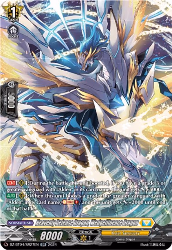 Heavenly Defense Dragon, Wedgeffluence Dragon - SR (DZ-BT04/SR27EN)