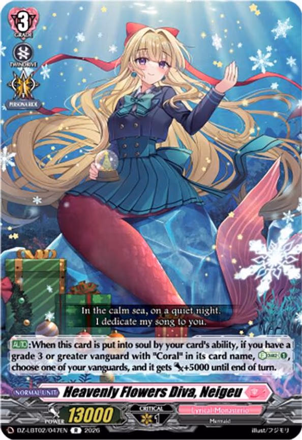Heavenly Flowers Diva, Neigeu - R (DZ-LBT02/047EN)