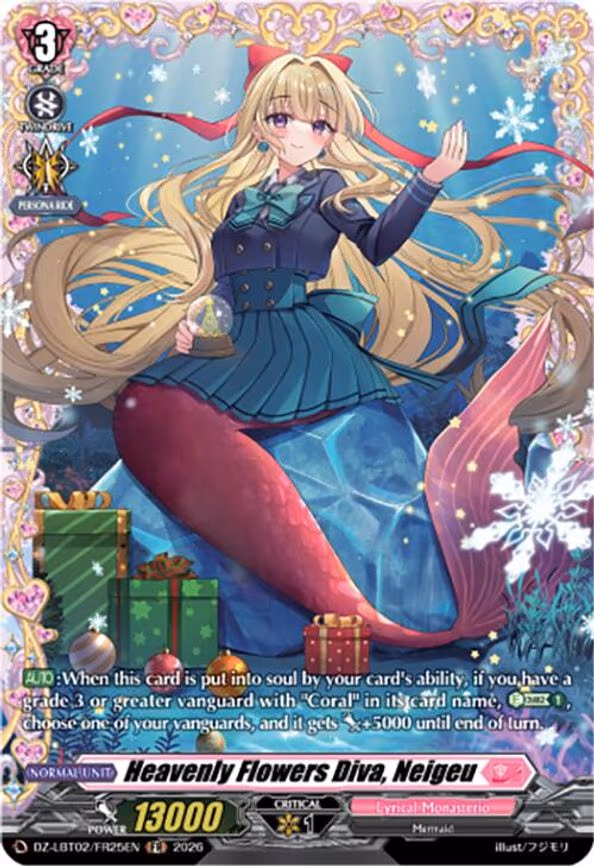 Heavenly Flowers Diva, Neigeu - Frame Rare (DZ-LBT02/FR25EN)