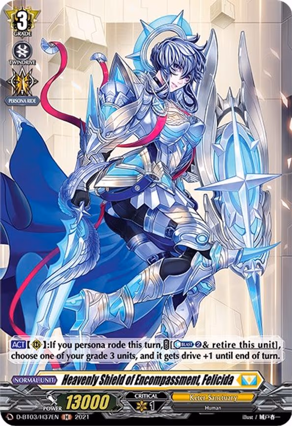 Heavenly Shield of Encompassment, Felicida (Holo) - H (D-BT03/H37EN)