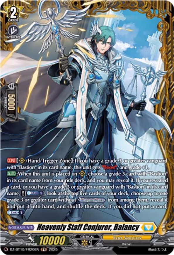 Heavenly Staff Conjurer, Balancy - Frame Rare (DZ-BT10/FR26EN)