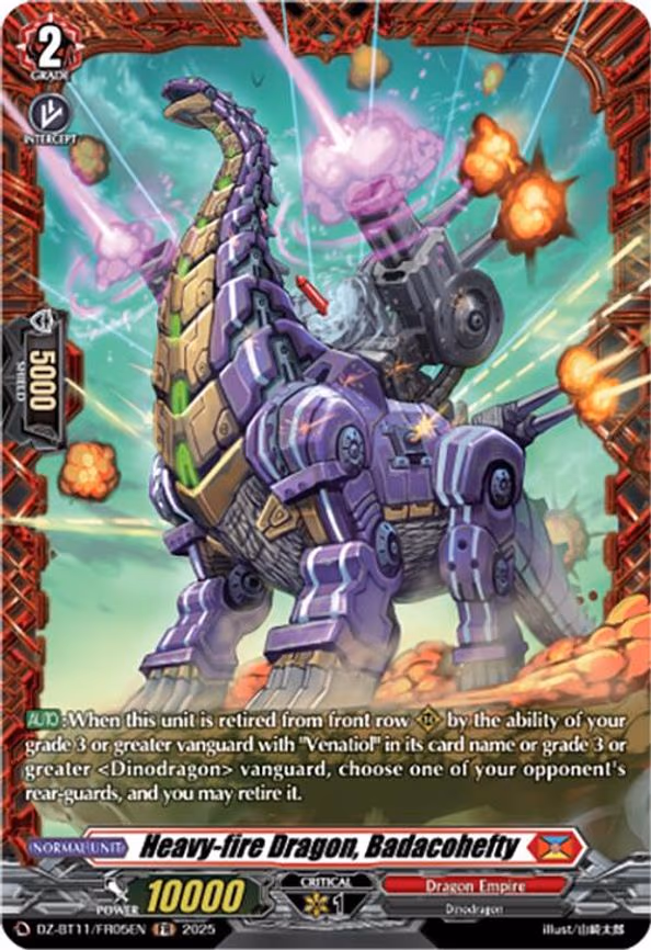Heavy-fire Dragon, Badacohefty - FR (DZ-BT11/FR05EN)