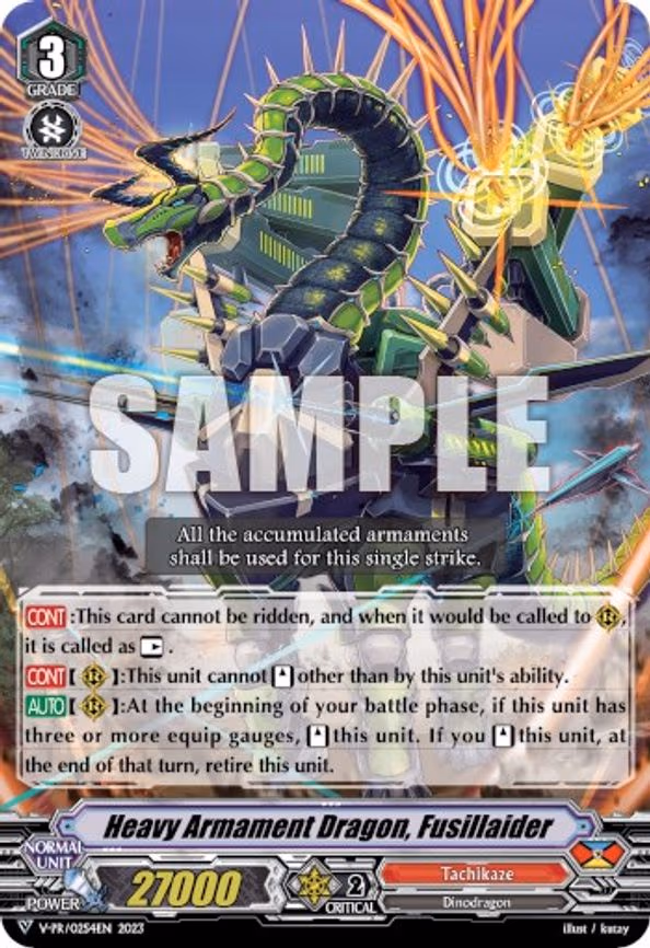 Heavy Armament Dragon, Fusillaider - PR (V-PR/0254EN)