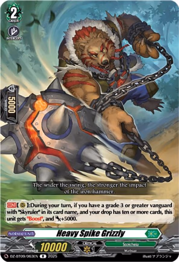 Heavy Spike Grizzly - R (DZ-BT09/063EN)