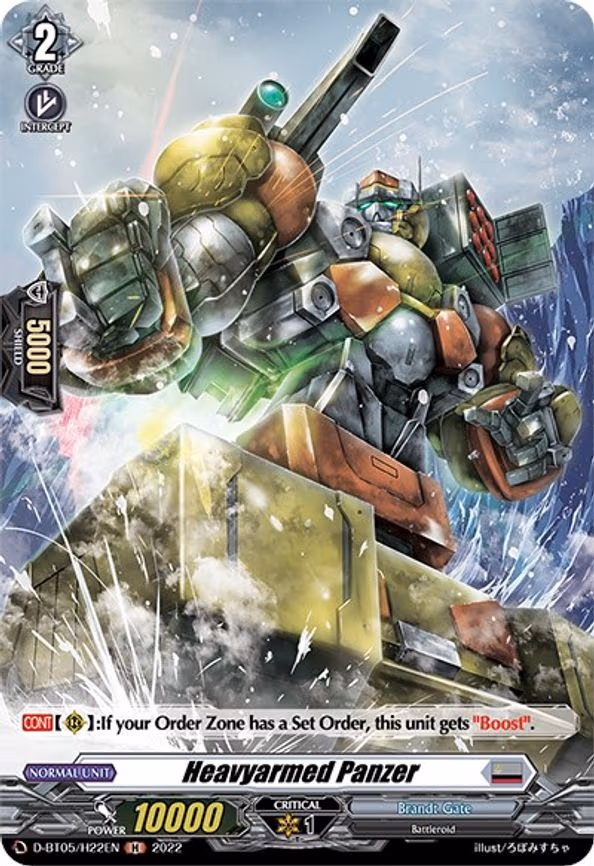Heavyarmed Panzer (Holo) - H (D-BT05/H22EN)