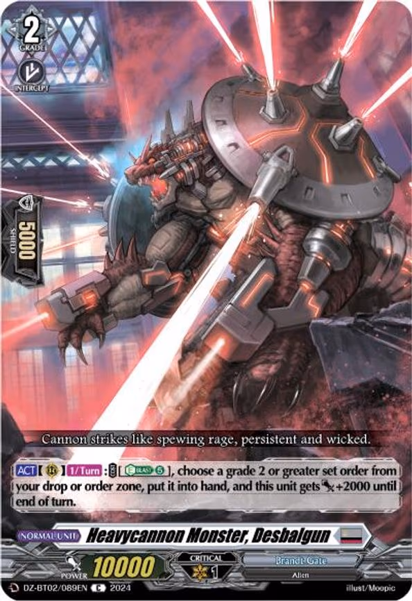 Heavycannon Monster, Desbalgun - C (DZ-BT02/089EN)