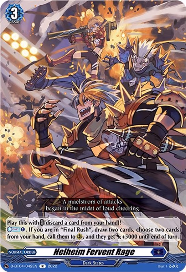 Helheim Fervent Rage - R (D-BT04/042EN)