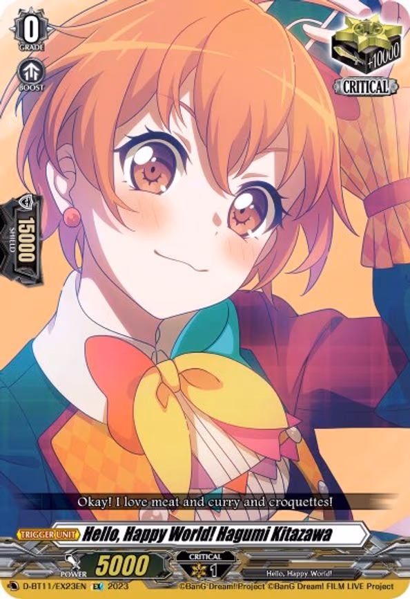 Hello, Happy World! Hagumi Kitazawa - EX (D-BT11/EX23EN)