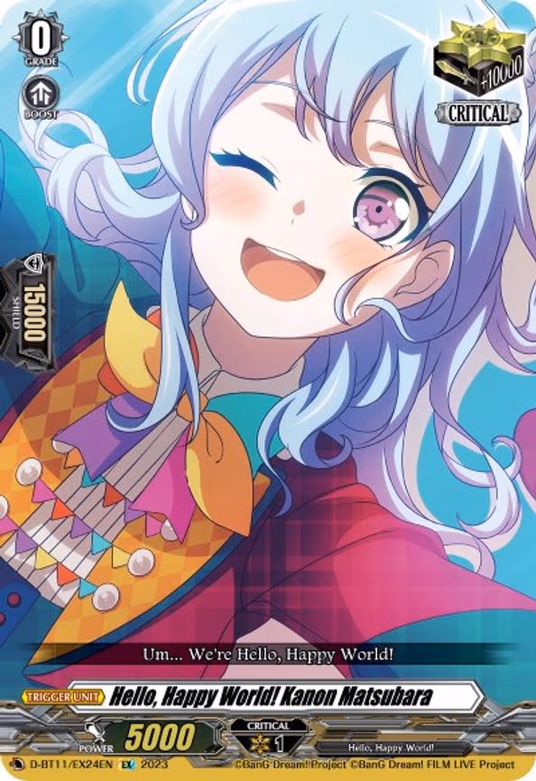 Hello, Happy World! Kanon Matsubara - EX (D-BT11/EX24EN)