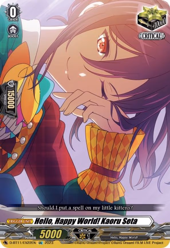Hello, Happy World! Kaoru Seta - EX (D-BT11/EX22EN)