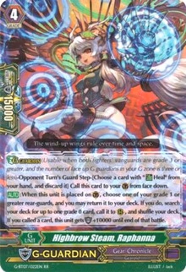 Highbrow Steam, Raphanna - RR (G-BT07/022EN)