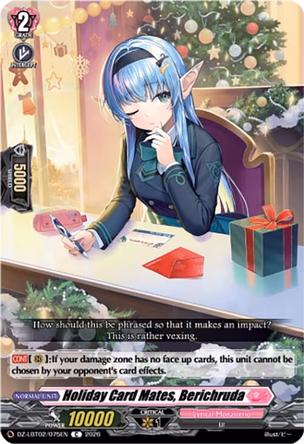 Holiday Card Mates, Berichruda - C (DZ-LBT02/075EN)