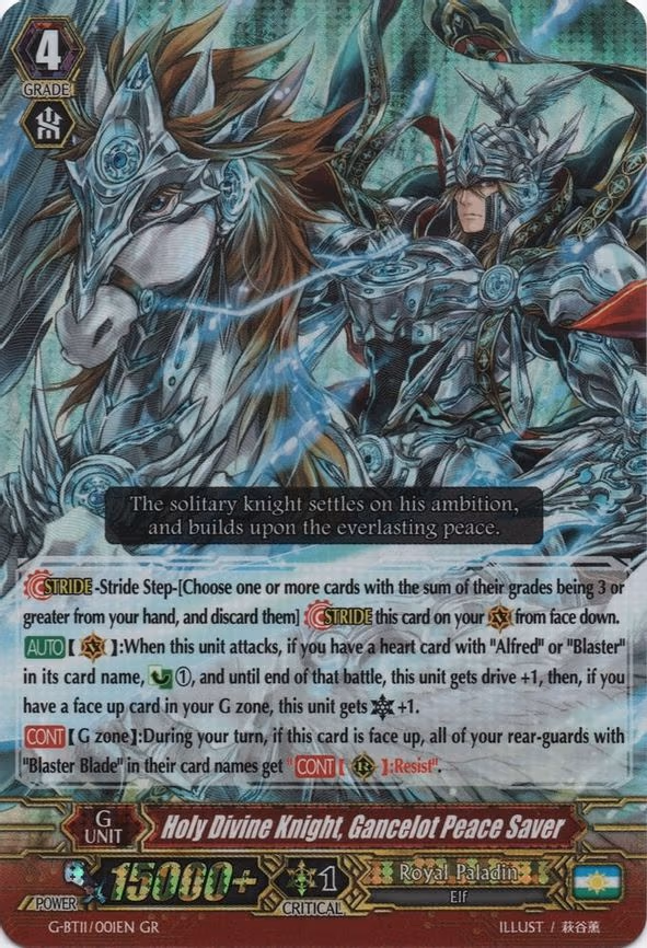 Holy Divine Knight, Gancelot Peace Saver - GR (G-BT11/001EN)