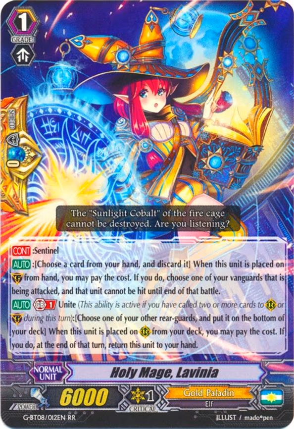 Holy Mage, Lavinia - RR (G-BT08/012EN)