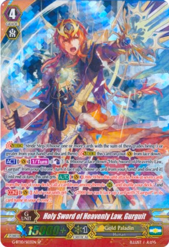Holy Sword of Heavenly Law, Gurguit - SP (G-BT10/S03EN)