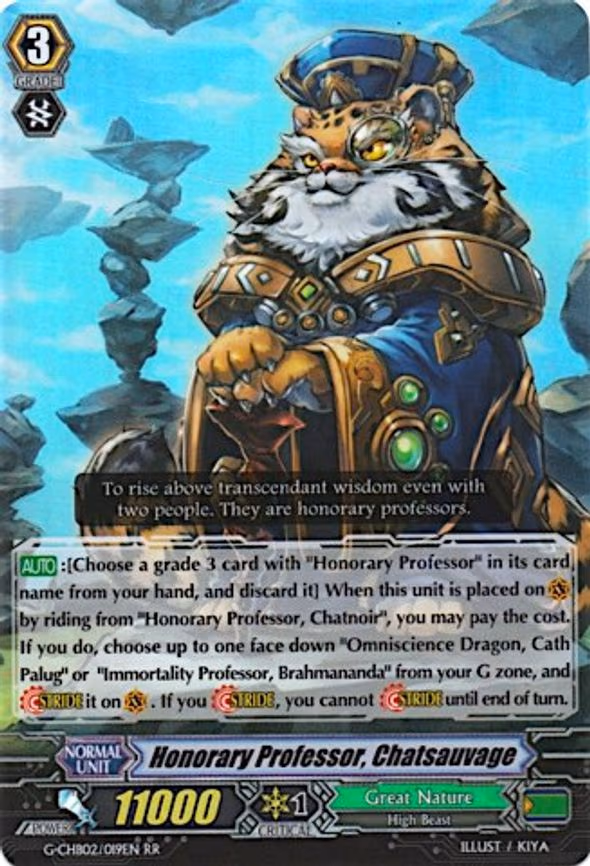 Honorary Professor, Chatsauvage - RR (G-CHB02/019EN)