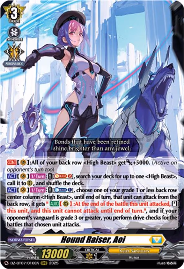 Hound Raiser, Aoi - RRR (DZ-BT07/010EN)