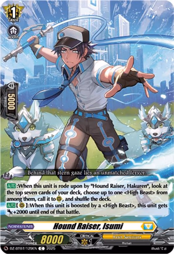 Hound Raiser, Isumi - C (DZ-BT07/129EN)