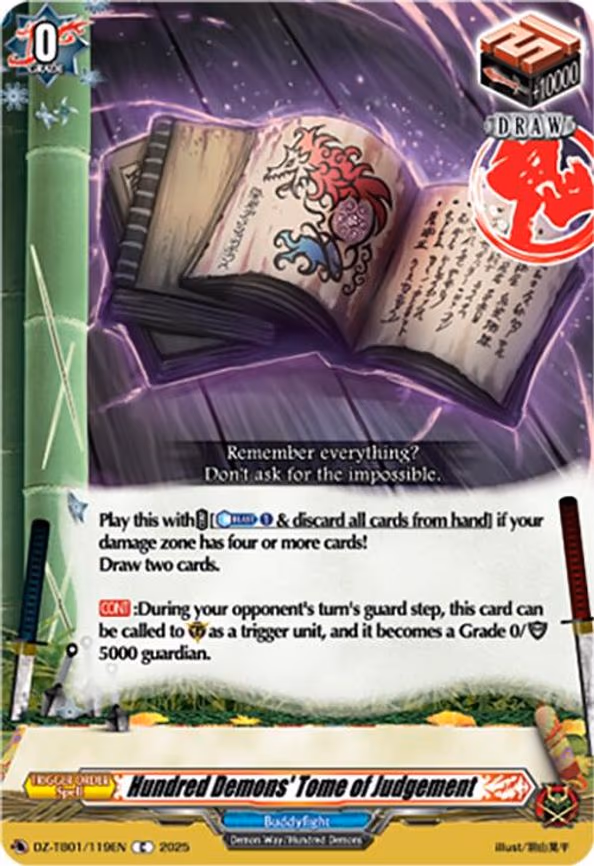 Hundred Demons' Tome of Judgement - C (DZ-TB01/119EN)