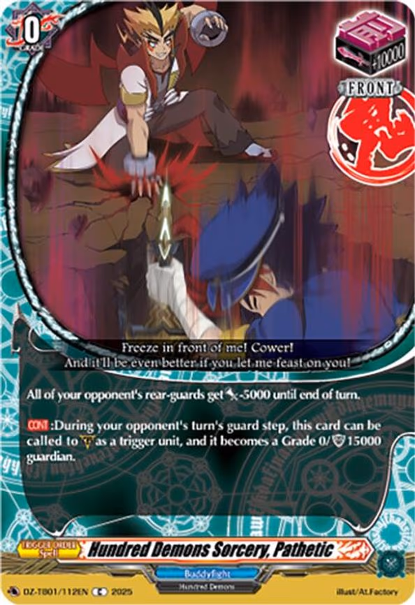 Hundred Demons Sorcery, Pathetic - C (DZ-TB01/112EN)