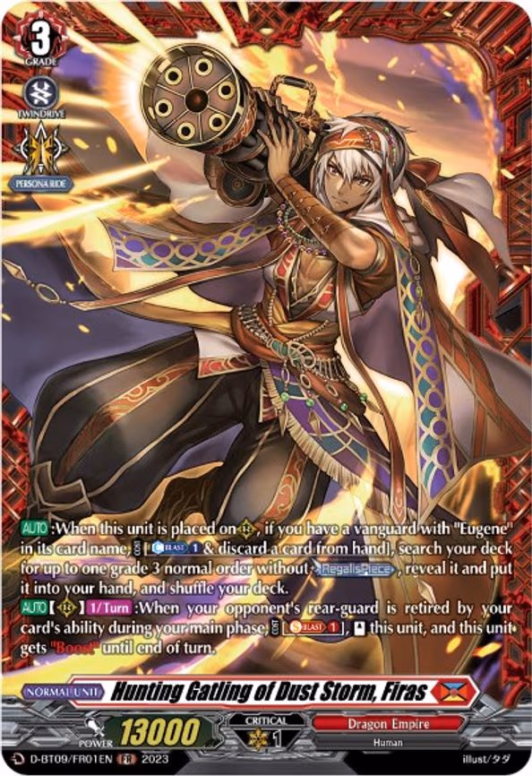 Hunting Gatling of Dust Storm, Firas - FR (D-BT09/FR01EN)