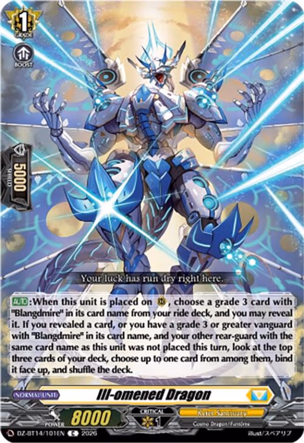 Ill-omened Dragon - C (DZ-BT14/101EN)