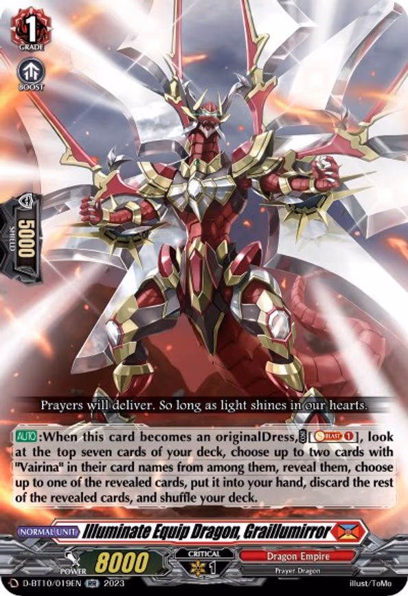 Illuminate Equip Dragon, Graillumirror - RR (D-BT10/019EN)