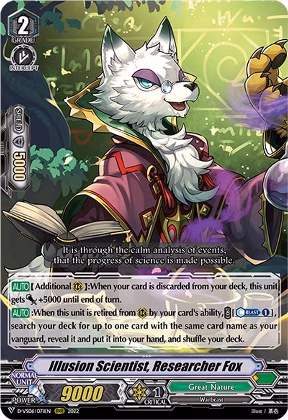 Illusion Scientist, Researcher Fox - RRR (D-VS06/071EN)