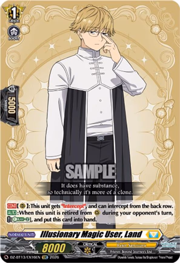 Illusionary Magic User, Land - EXC (DZ-BT13/EX16EN)