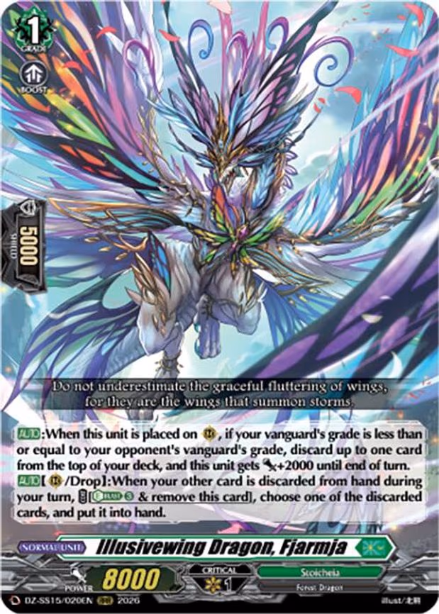 Illusivewing Dragon, Fjarmja - RRR (DZ-SS15/020EN)