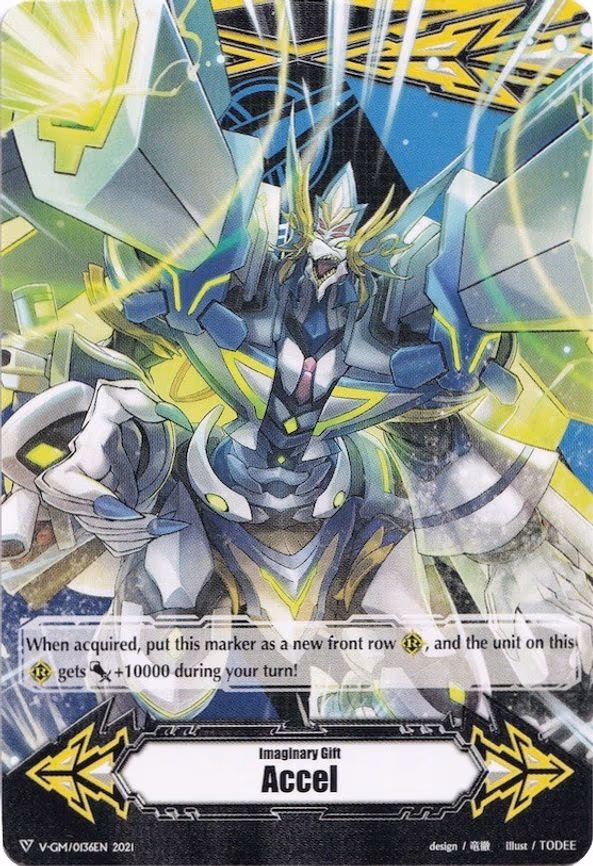 Imaginary Gift [Accel] // [Imaginary Gift [Accel II] Double-sided Gift Marker - Blue Wave Dragon, Tetra-drive Dragon - Gift Marker (V-GM/0081EN 2021)